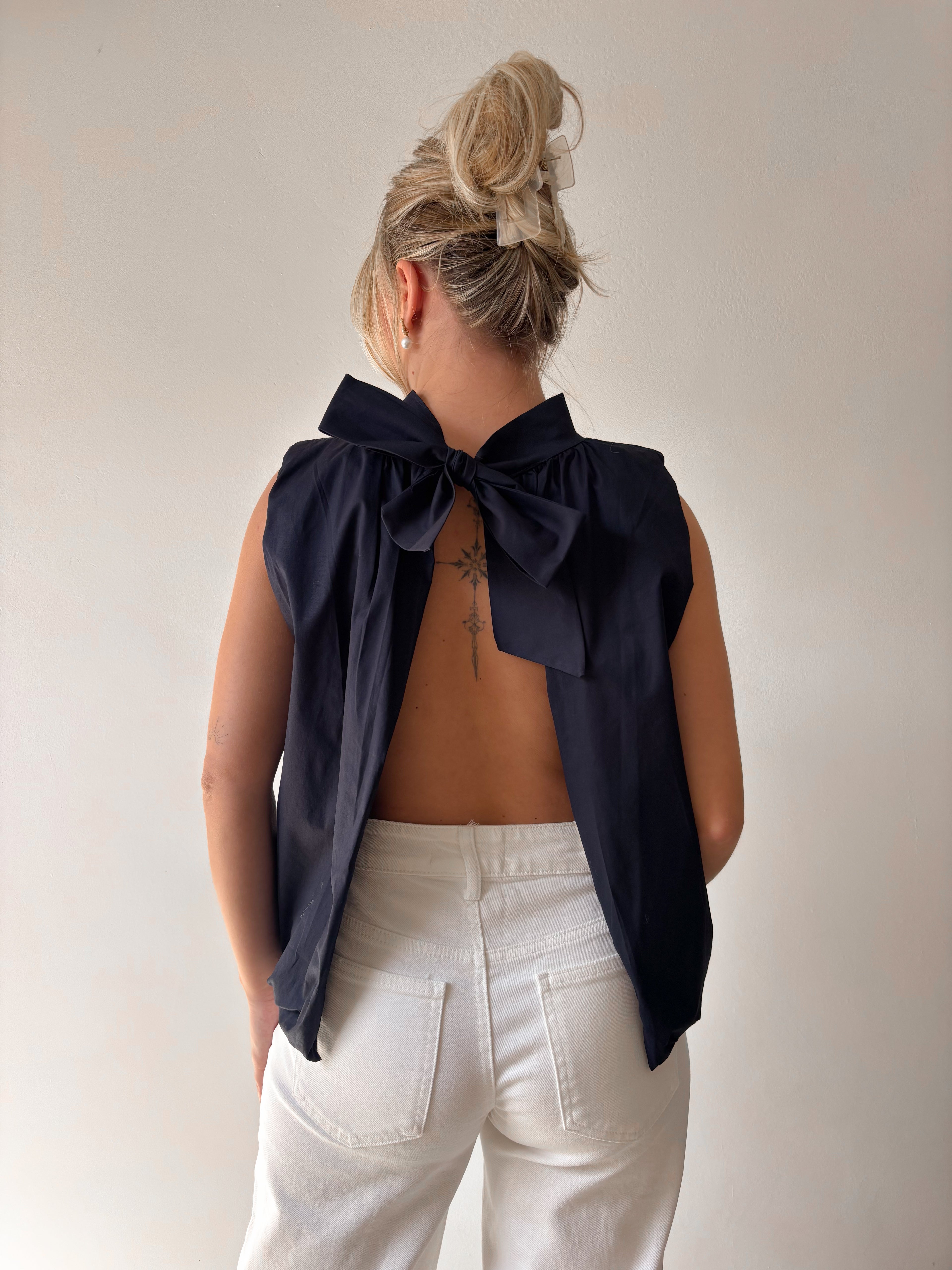 Bloom top - Navy