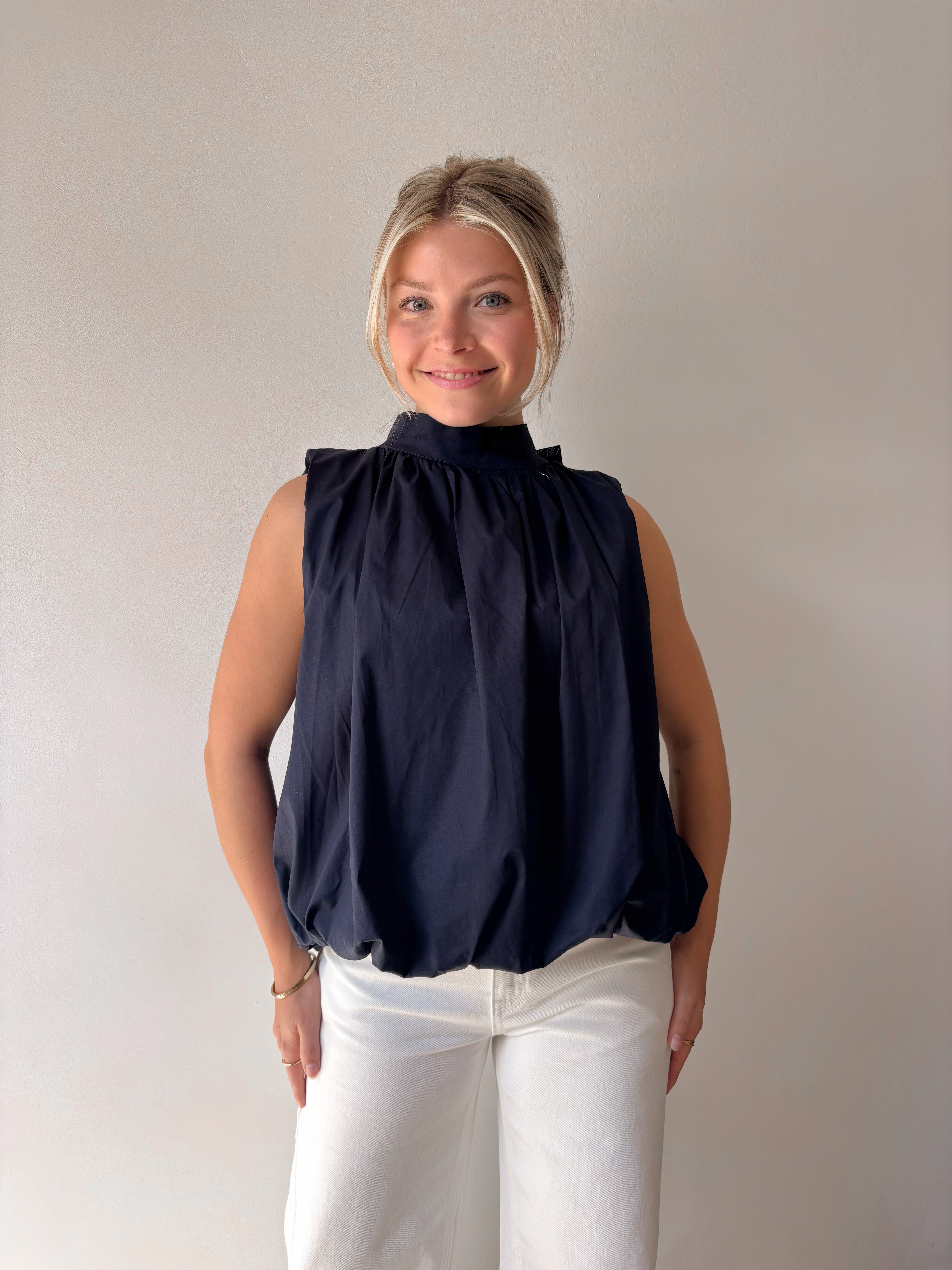 Bloom top - Navy