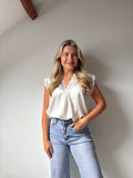 Capri white top