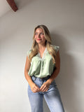 Capri mint top