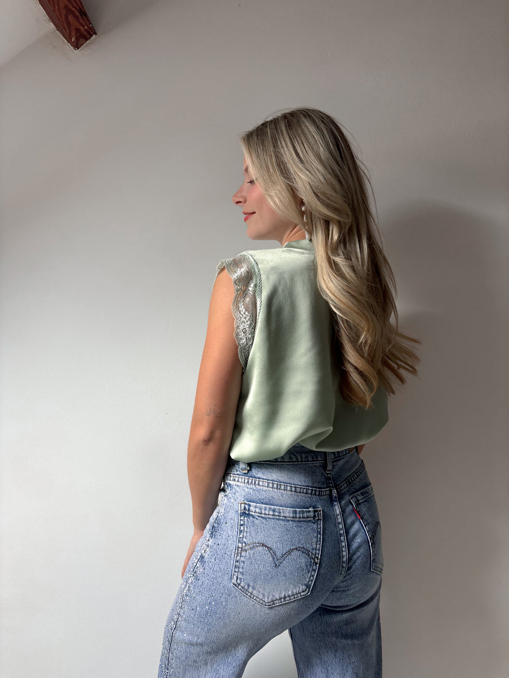 Capri mint top