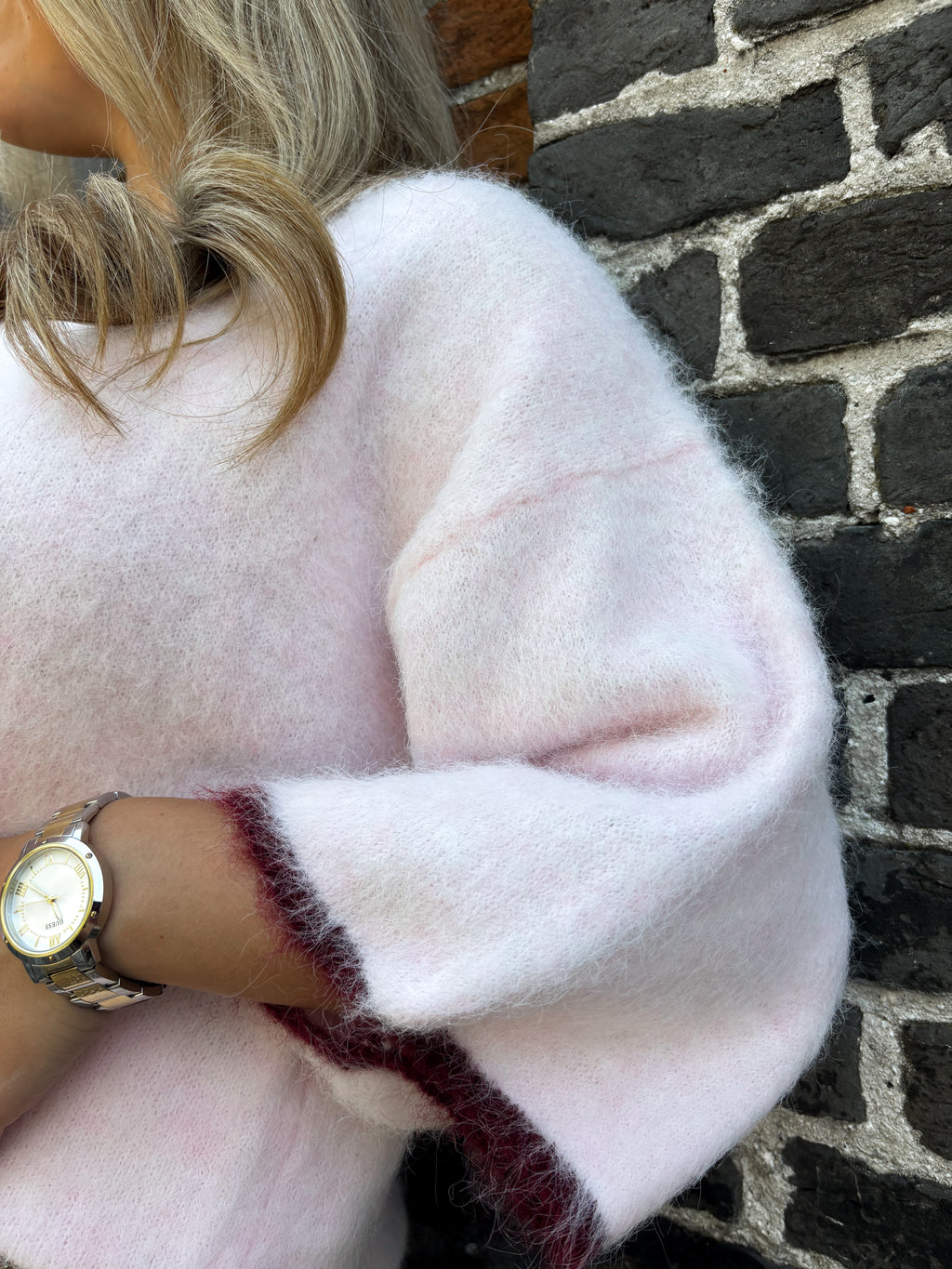 Cinnamon knit pink
