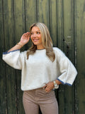 Cinnamon knit blue