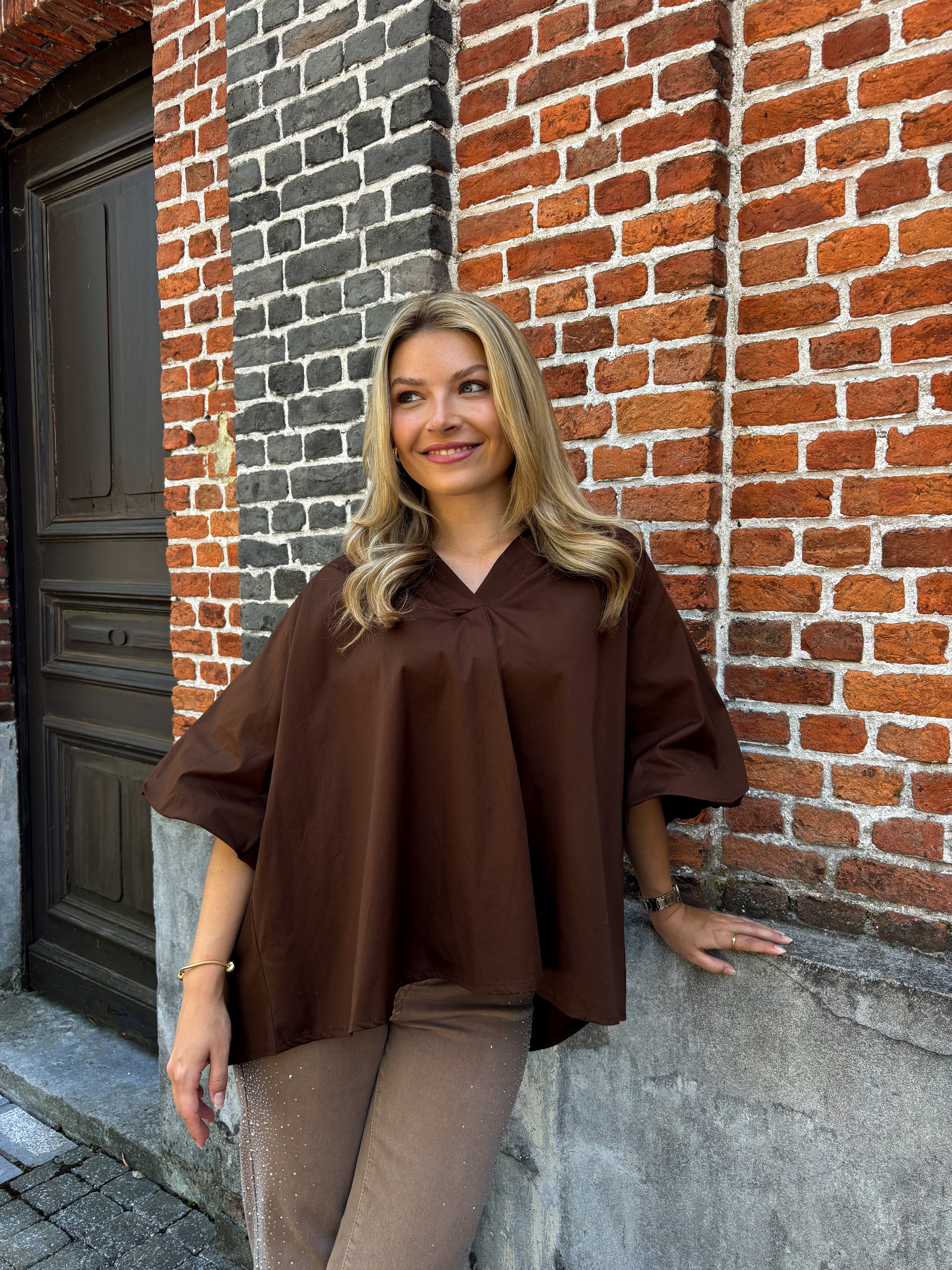 Chestnut blouse