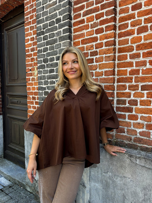 Chestnut blouse